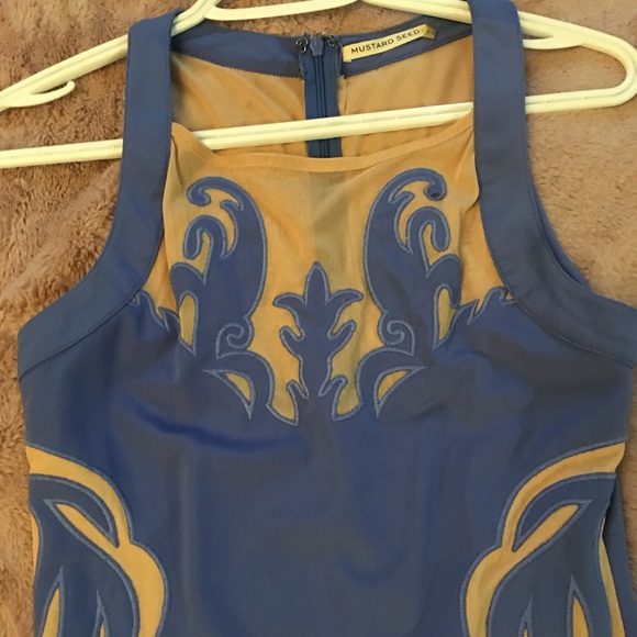 Bodycon robins egg blue dress - S - Picture 3 of 9